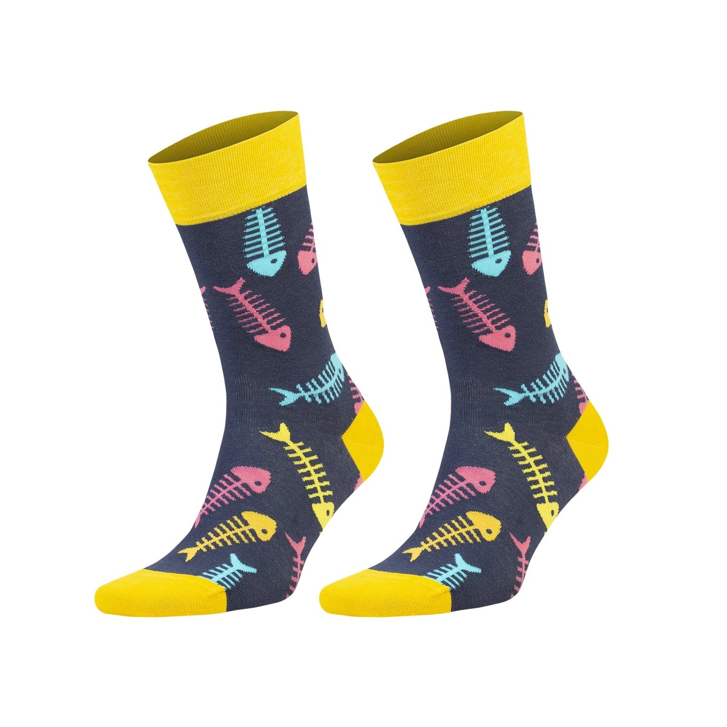 Colorful Casual Cotton Socks for Men and Women 1 Pair by M.O.S