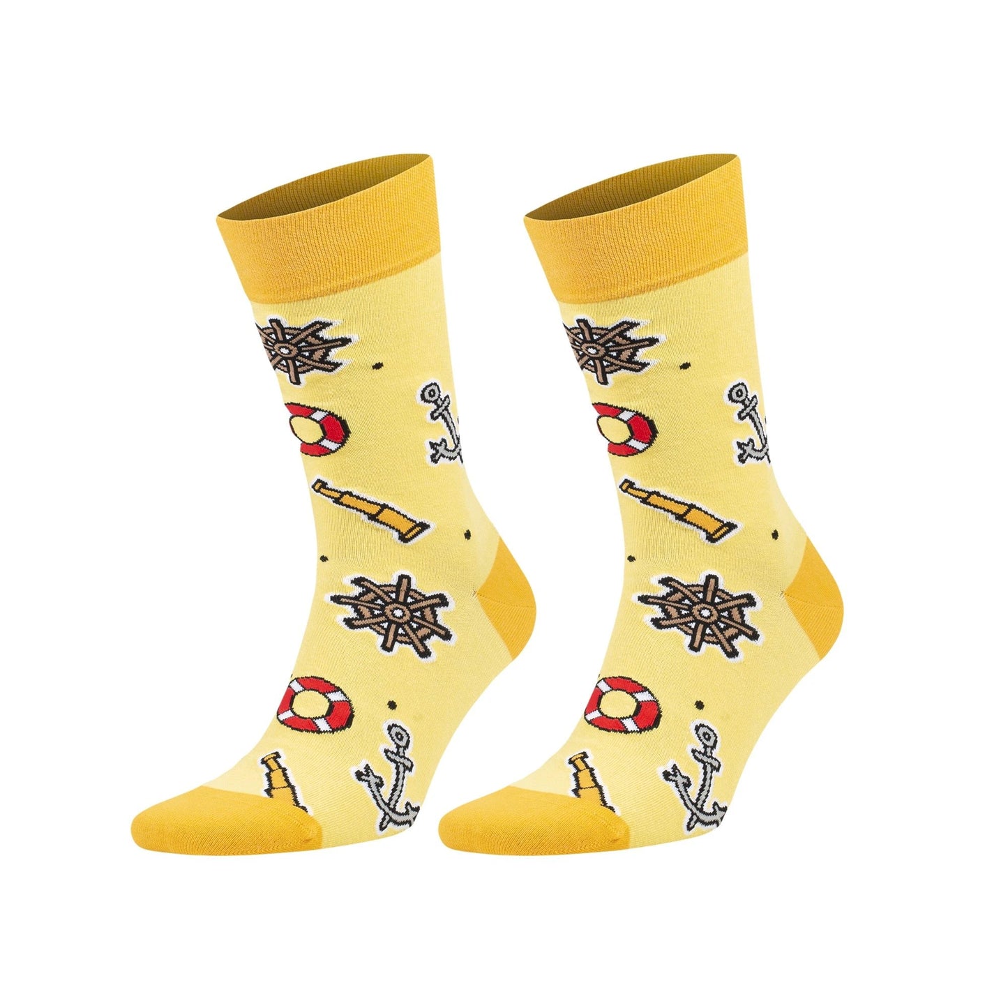 Colorful Casual Cotton Socks for Men and Women 1 Pair by M.O.S