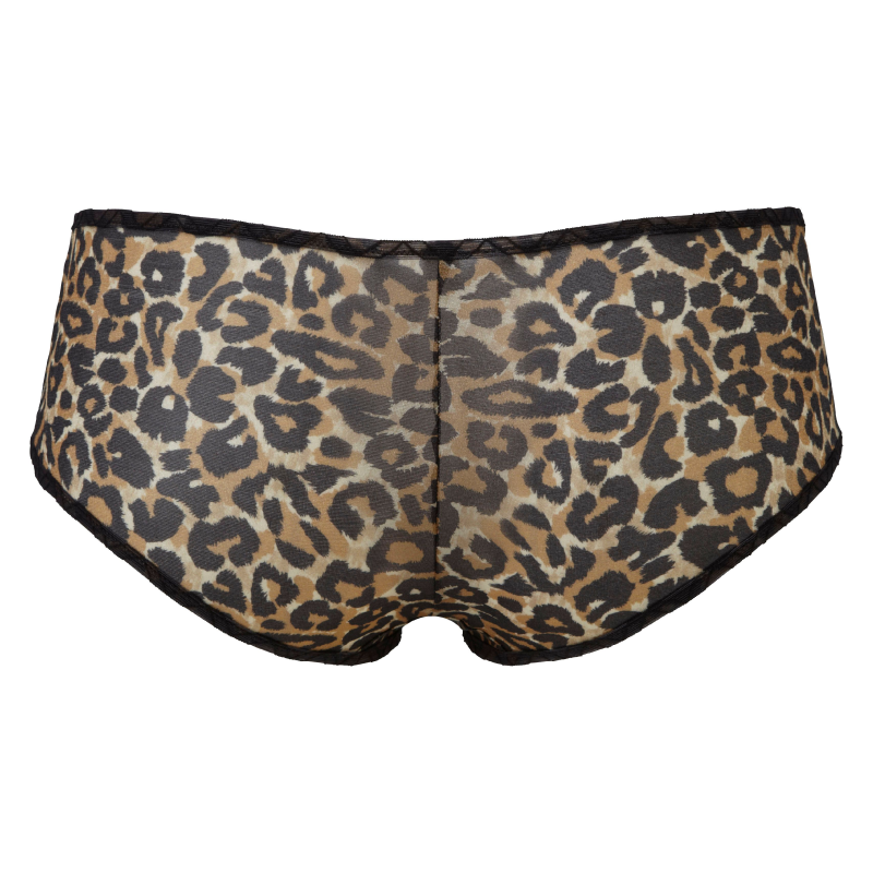 Gossard Glossies Leopard Print Sheer Boyshort Panty-3