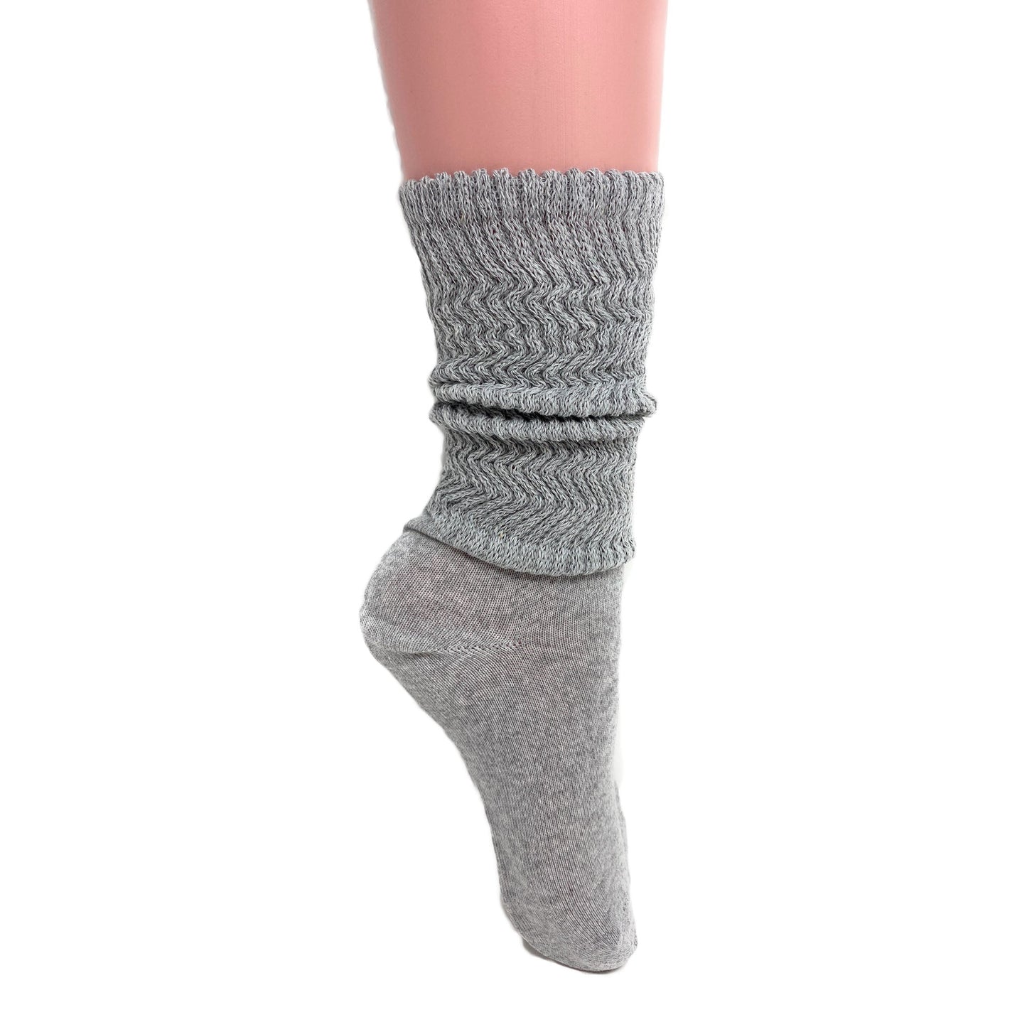 Women's Cotton Lightweight Slouch Socks  Extra Thin 1 Pair Soft and Breathable-2