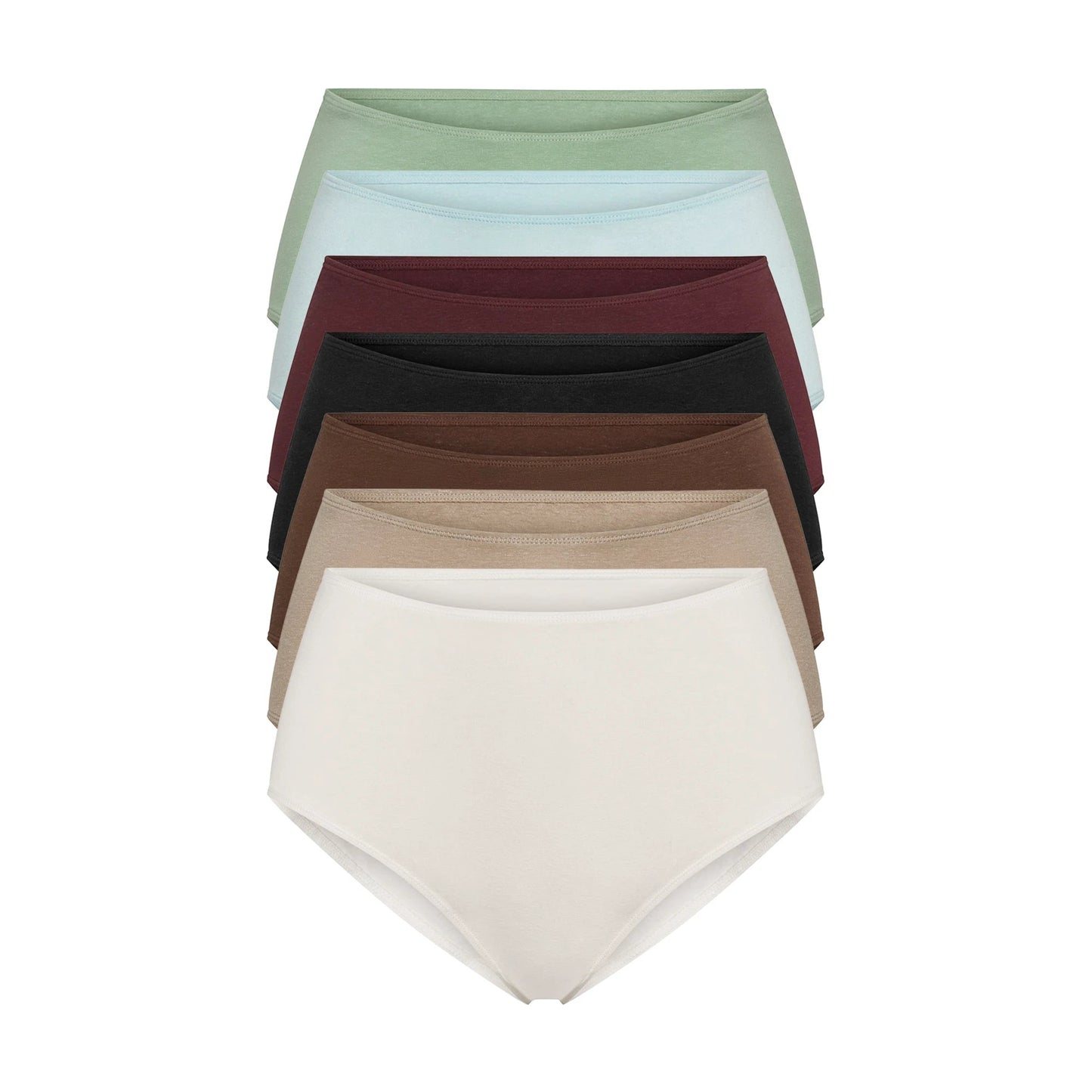 Essentials High-Rise Brief 7-Pack - Breathable, Odor-Resistant Hemp and Organic Cotton Comfort by Net Positive