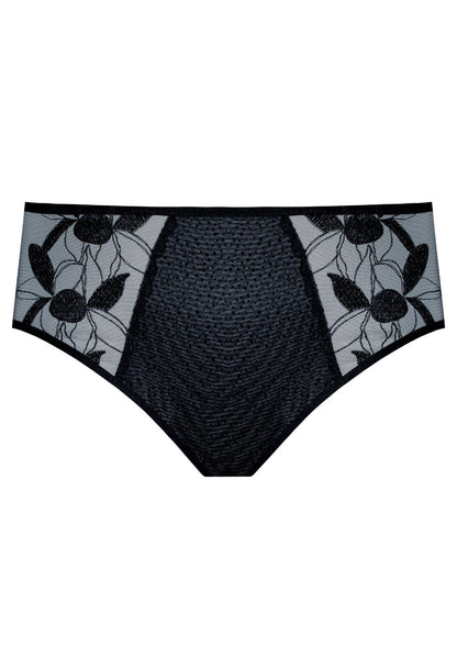Samanta Kendall Semi-Sheer Mid-Rise Brief Panty-4