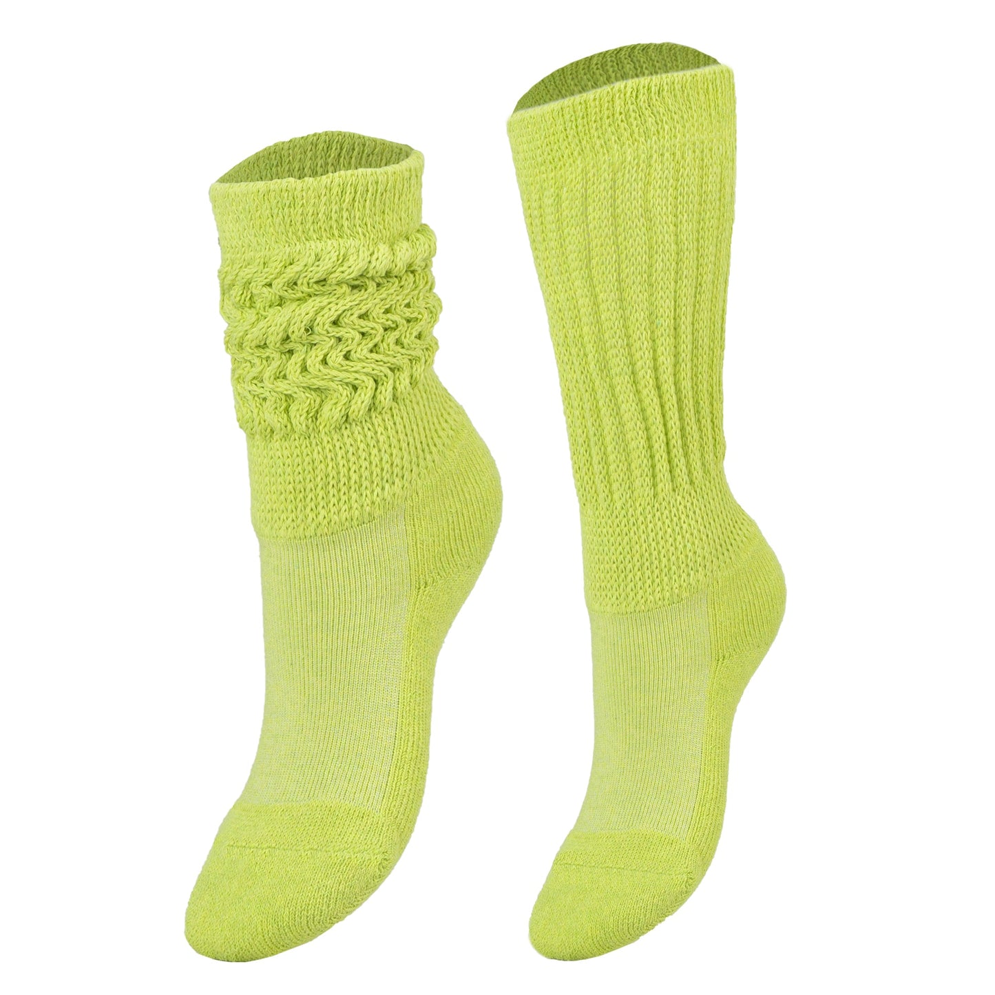 Kids Cotton Knee High Slouch Socks – 1 Pair – Ages 3 - 15 – Soft, Elastic & Breathable - Ansley Effect