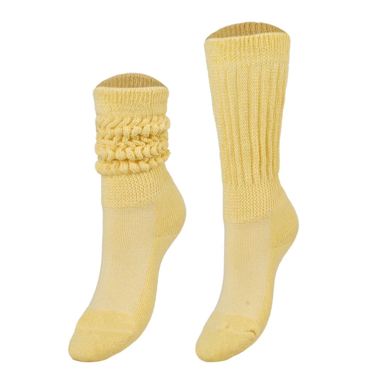 Kids Cotton Knee High Slouch Socks – 1 Pair – Ages 3 - 15 – Soft, Elastic & Breathable - Ansley Effect