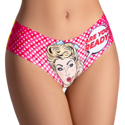 Memème Women's Ultra-Comfortable Comics Friday Girl Panties - Breathable Cotton and Stretchy Fit