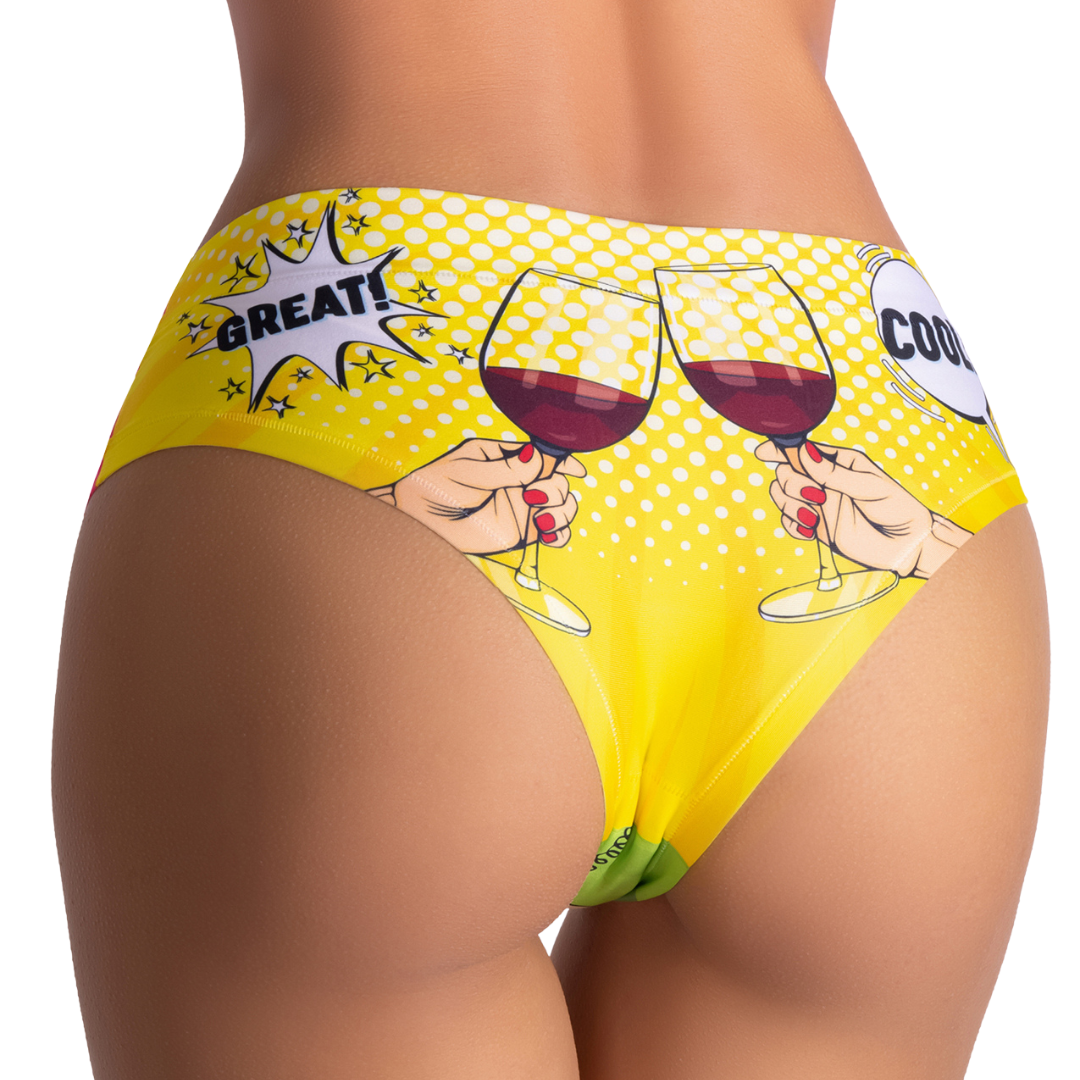 Memème Women's Ultra-Comfortable Comics Friday Girl Panties - Breathable Cotton and Stretchy Fit