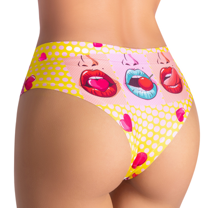 Memème Women's Ultra-Comfortable Comics Hot Girl Panties - Breathable Cotton Crotch, Stretchy Fit, and Unique Designs