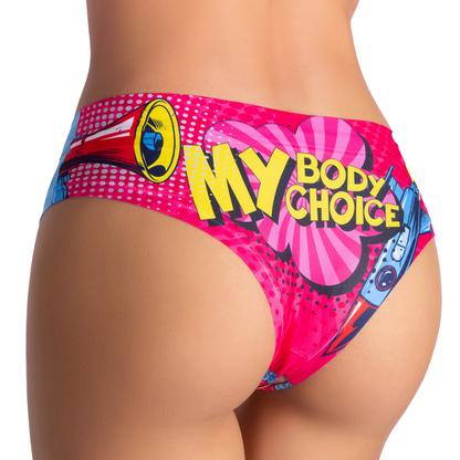 Memème Women's Ultra-Comfortable Comics Relax Girl Panties - Breathable Cotton Crotch, Stretchy Fit and Unique Designs