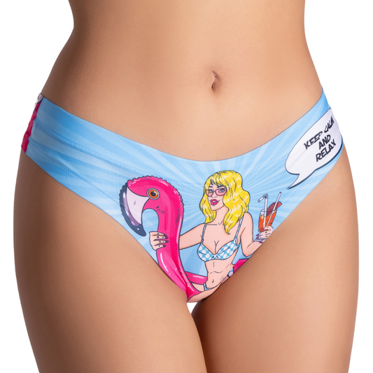 Memème Women's Ultra-Comfortable Comics Relax Girl Panties - Breathable Cotton Crotch, Stretchy Fit and Unique Designs