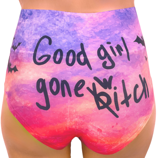 Memème Women’s Ultra-Comfortable Halloween - Witch Panties | Original Prints, Unique Designs | Breathable Cotton Crotch, Stretchy Fit, Soft Flat Seams, No Elastic Bands | Style: High Waisted Brief | Everyday Use by Mememe