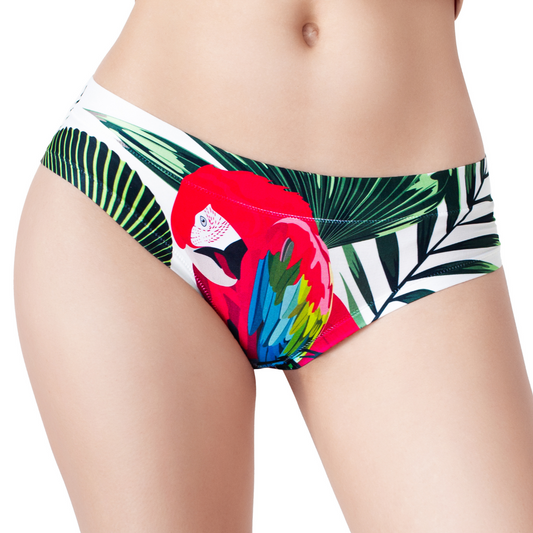 Memème Women's Ultra-Comfortable JUMANJI Ara Panties - Breathable Cotton Crotch and Stretchy Fit for Everyday Use