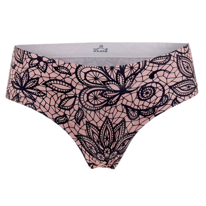 Memème Women's Ultra-Comfortable Lace Total Panties - Breathable Cotton, Stretchy Fit, and Unique Designs