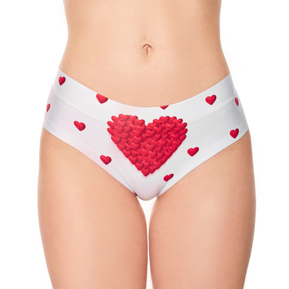 Memème Women's Ultra-Comfortable Romantic Panties - Breathable Cotton, Stretchy Fit, and Original Designs for Everyday Wear