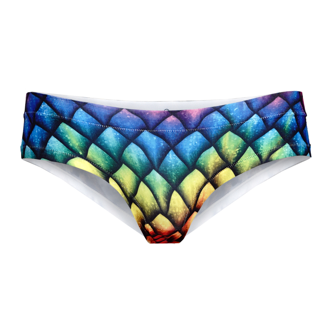 Memème Women's Ultra-Comfortable Mystic Vibes Scales Panties - Breathable Cotton, Stretchy Fit and Original Prints