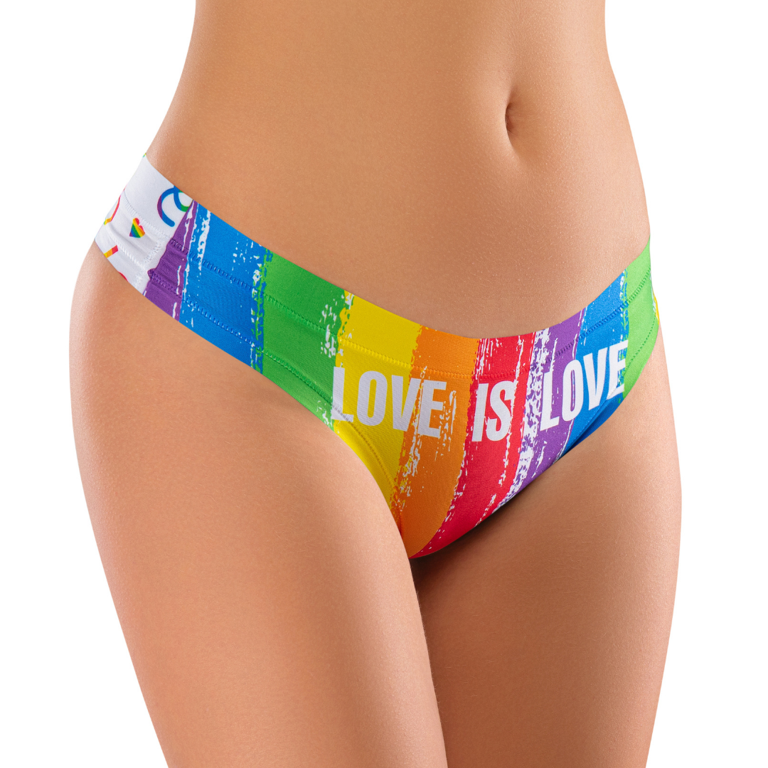 Memème Women's Ultra-Comfortable Pride Panties - Breathable Cotton, Stretchy Fit and Unique Designs