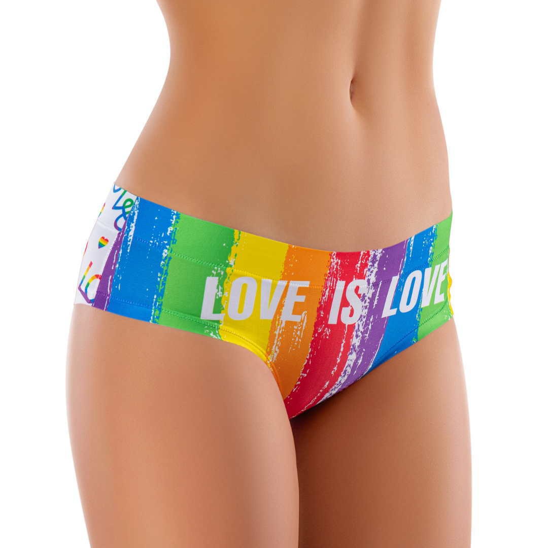 Memème Women's Ultra-Comfortable Pride Panties - Breathable Cotton, Stretchy Fit and Unique Designs