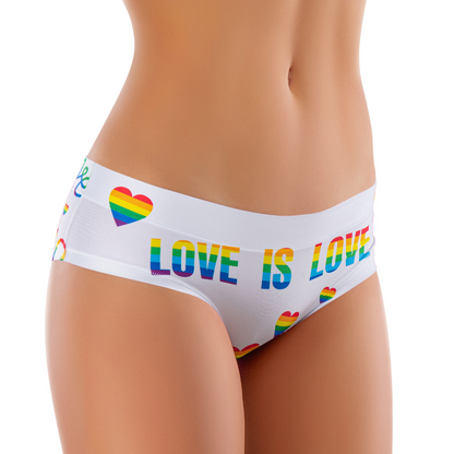 Memème Women's Ultra-Comfortable Pride Panties - Breathable Cotton, Stretchy Fit and Original Designs