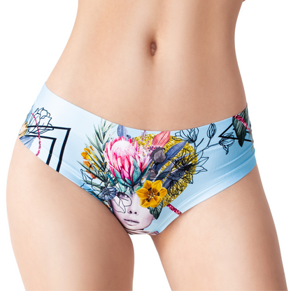 Memème Women's Secret Garden Panties - Ultra-Comfortable With Breathable Cotton And Unique Designs
