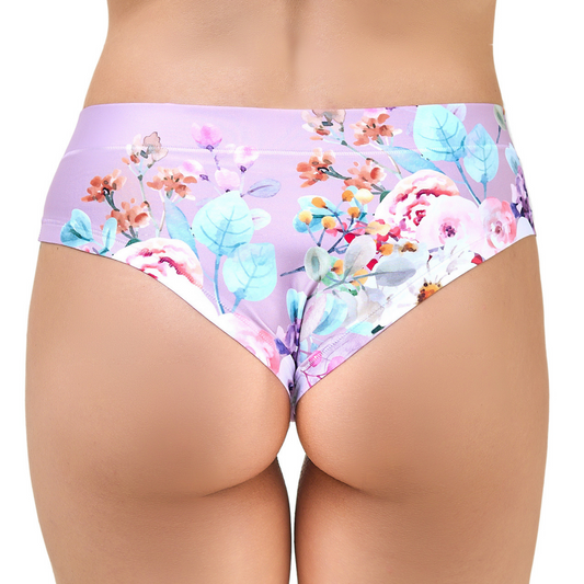 Memème Women's Ultra-Comfortable Spring Colibri Panties - Original Prints, Stretchy Fit, and Breathable Cotton Crotch