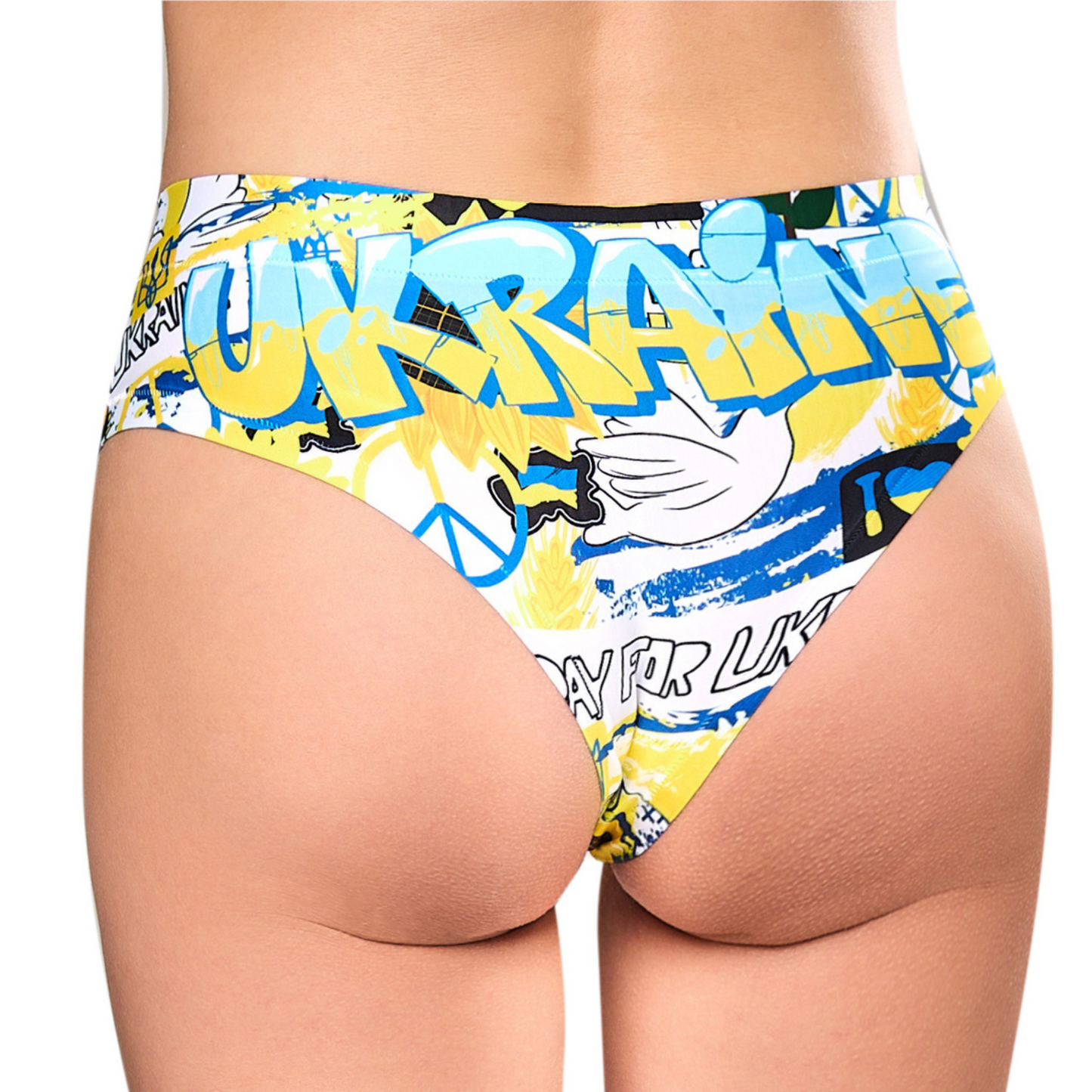 Memème Women's Ultra-Comfortable Art Panties - Breathable Cotton, Stretchy Fit and Unique Designs for Everyday Use