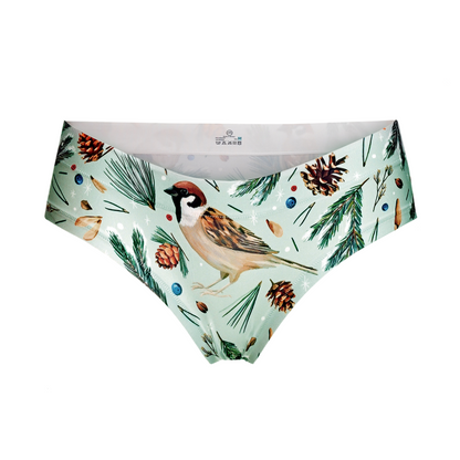 Memème Women's Winter Fairytale Sparrow Panties - Breathable Cotton, Stretchy Fit and Everyday Comfort