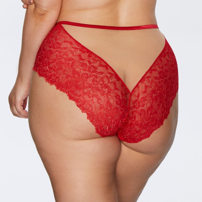 Kinga Mind Love Soft Lace High Waist Brief Panty