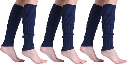 Leg Warmers for Women 3 Pairs Soft Slouchy Retro Knee-High or Scrunched Down Warm and Breathable-10