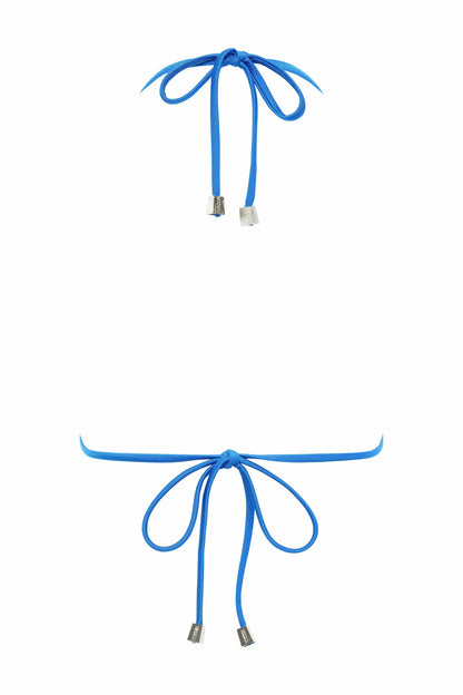 Blue Diana Bikini Top