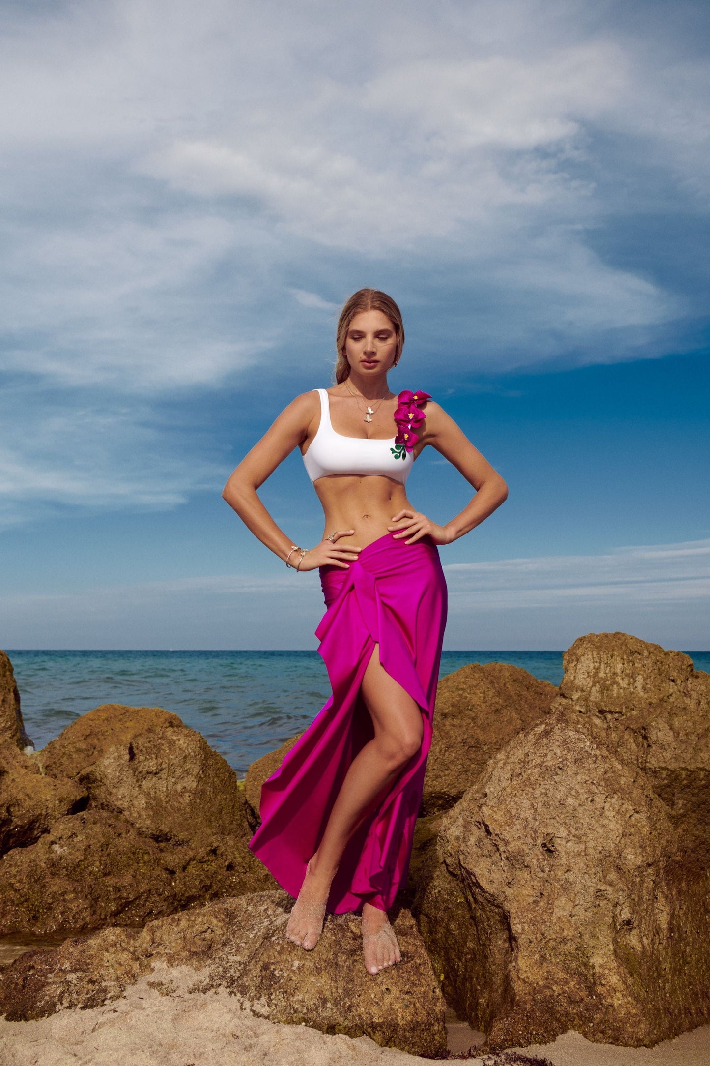 Arcellia Fucsia Skirt