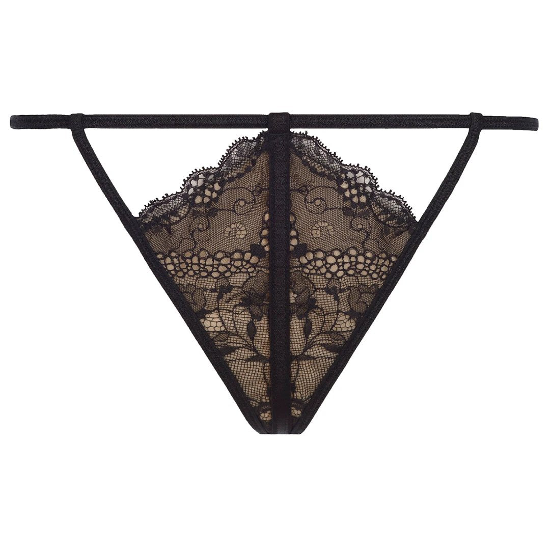 Axami Panna Cotta Lace G-String Thong by Axami Lingerie