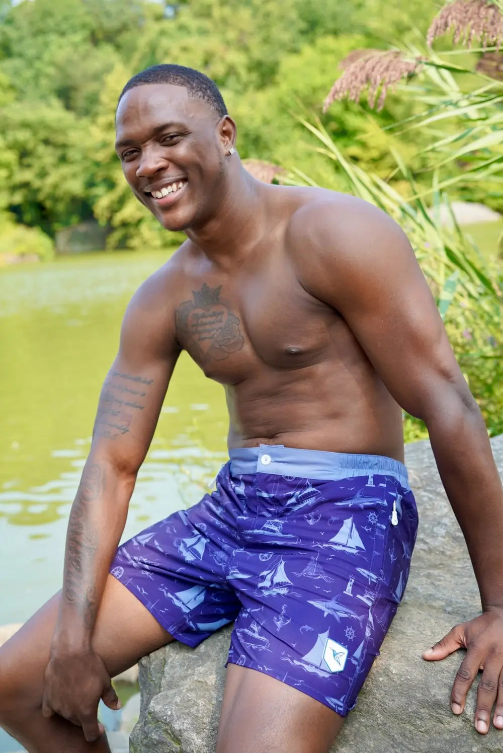 Mens Luxury Swim Trunks | El Capitán