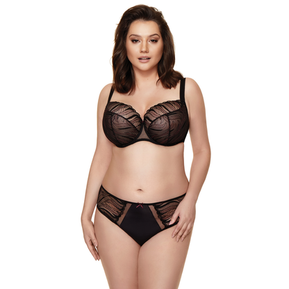 Gorteks Salve Semi Sheer Lace Bikini Panty