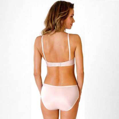 Rosme Invisible Strapless Molded Cup Balconette Bra by Rosme Lingerie