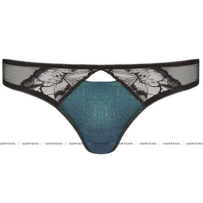 Gorteks Ariel Semi Sheer Lace Thong Panty