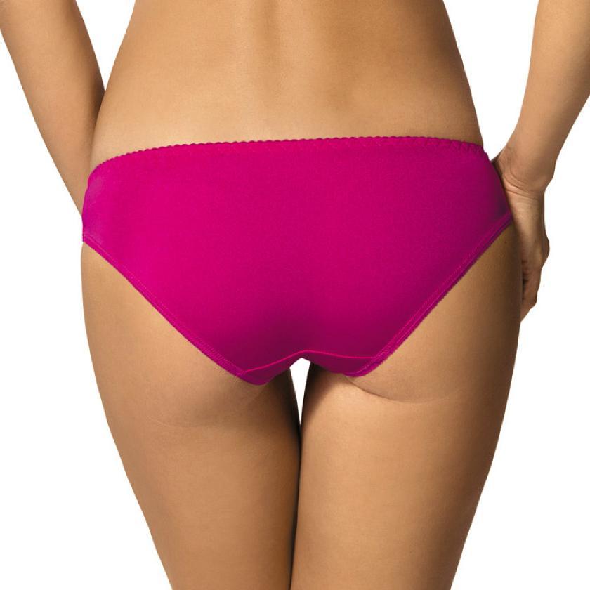 Gorteks Pamela Pink Semi Sheer Low Rise Bikini Panty