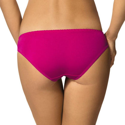 Gorteks Pamela Pink Semi Sheer Low Rise Bikini Panty