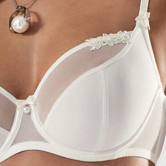 Lisca Zarah Semi Sheer Wired Bridal Bra
