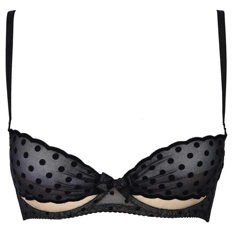Axami Seductive Dots Sheer Demi Bra by Axami Lingerie