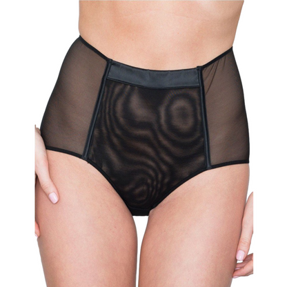 High Waist Peek-a-Boo Brief Panty Addiction Glamour