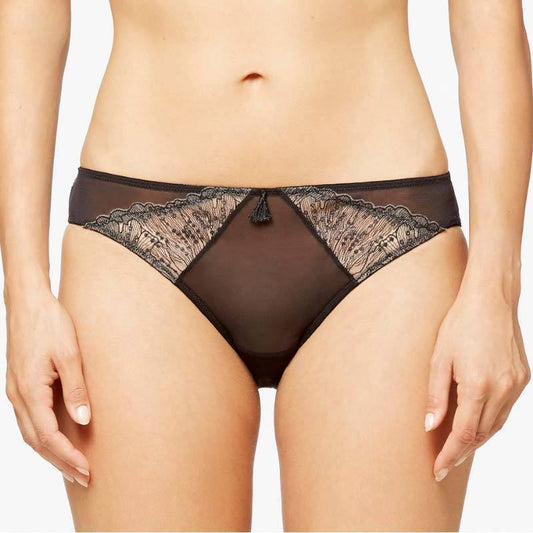 Tassel Poise Sheer Bikini Lingerie Brief