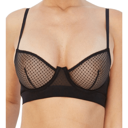 Addiction Moulin Sheer Mesh Demi Bra