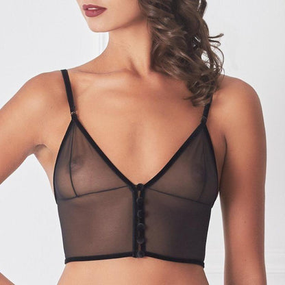 Amoralle Sheer Mesh Lingerie Set