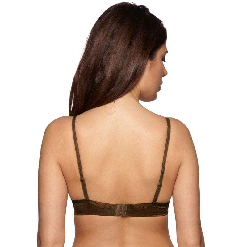 Gossard Glossies Rich Brown Sheer Molded Bra