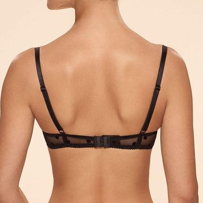 Ajour Capriccio Sheer Polka Dot Demi Bra