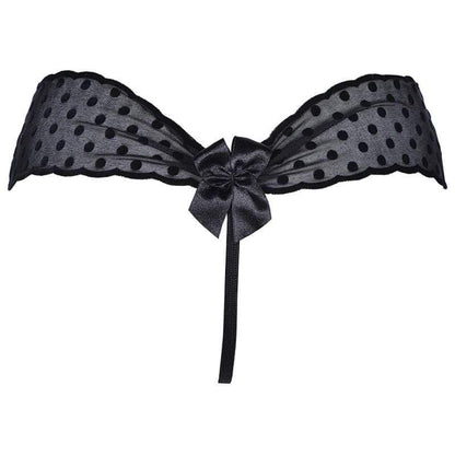 Sexy Sheer String Thong Panty Axami Seductive Dots by Axami Lingerie