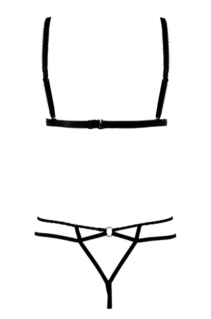 Anais Alcyone Strappy Triangle Bra & String Panty Set-3