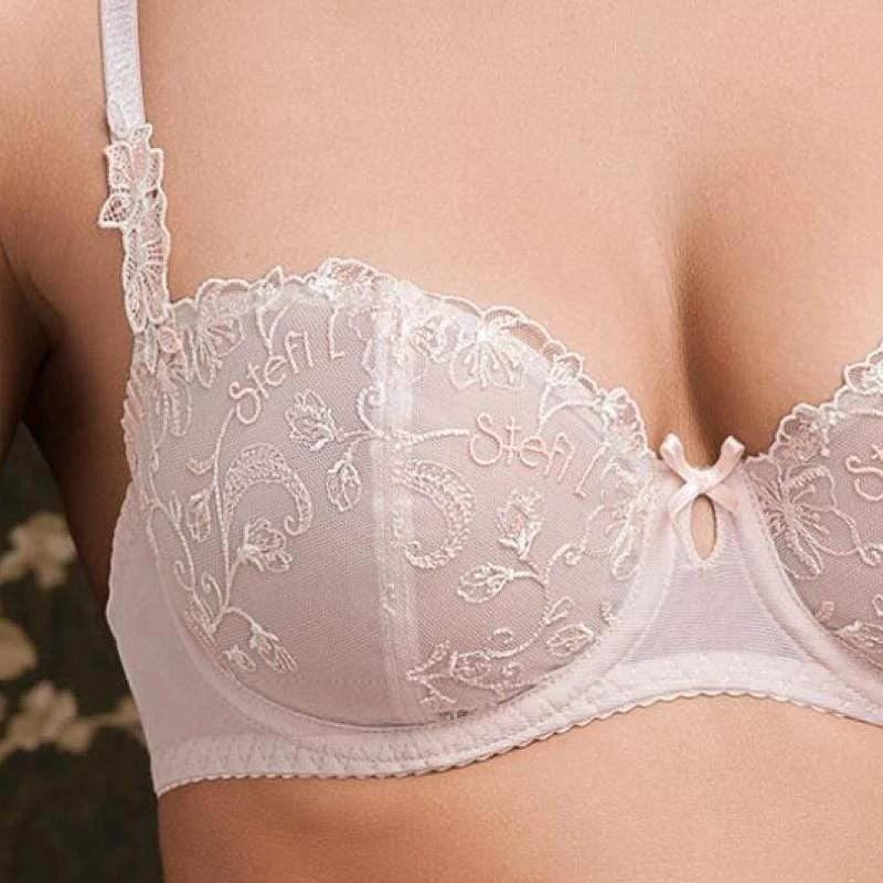 Sheer Balcony Bra Stefi L Apricot by Stefi L Lingerie