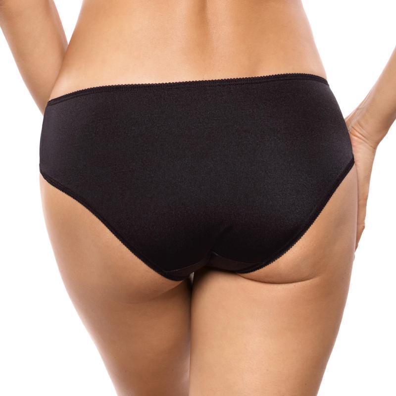 Gorteks Onyx Sheer Embroidered Bikini Panty