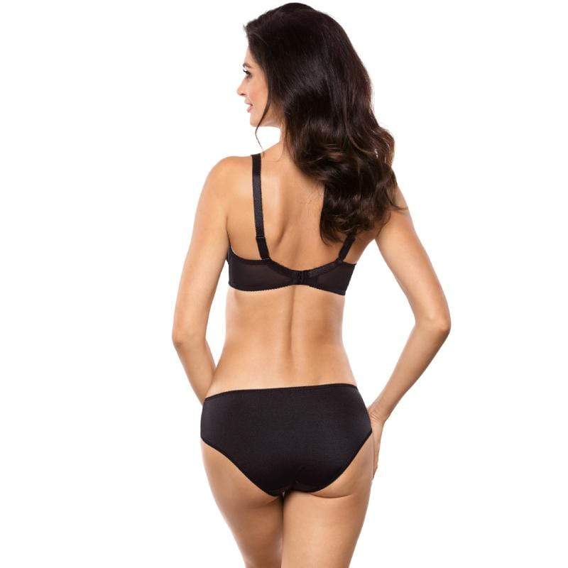 Gorteks Onyx Sheer Embroidered Bikini Panty