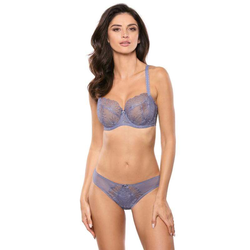 Gorteks Aspen Sheer Embroidered Lace Thong Panty